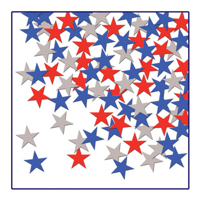 Patriotique fanci-fetti étoiles à confetti
