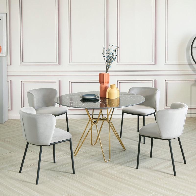 Montalto 48cm H Linen Upholstered Side Chair, Beige