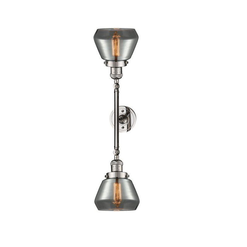 Chill 2 - Light Dimmable Vanity Light, Polished Nickel, Smoked