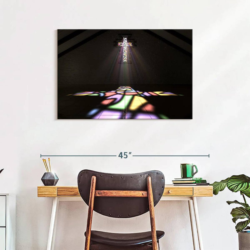 Adella Cross Of Light, 24" H x 36" W