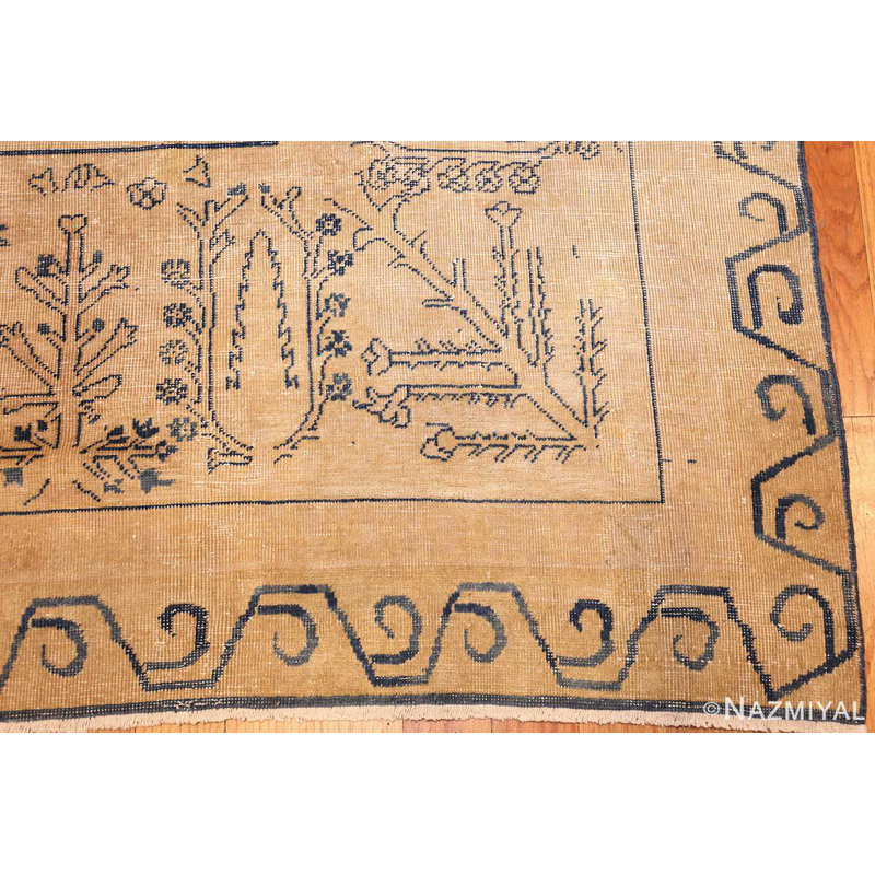 One-of-a-Kind 10'10" X 18'6" Area Rug in Beige/Blue
