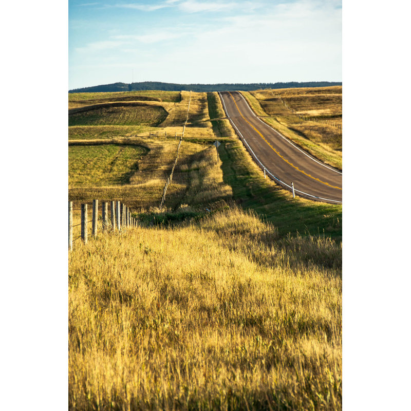 Prairie Road - Photographie sur toile tendue, H 30 po x l 20 po