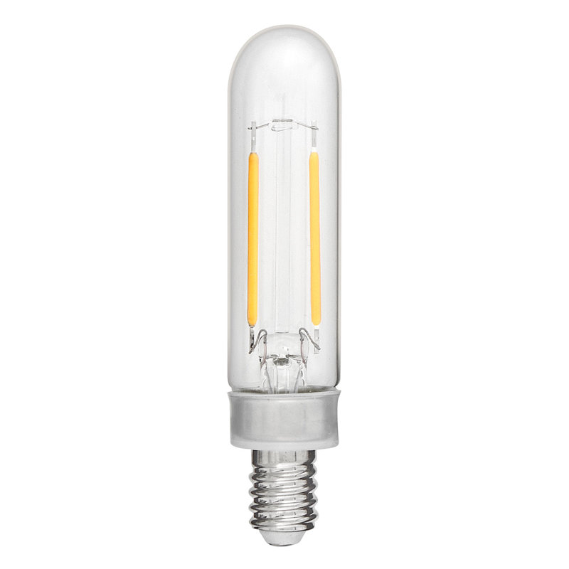 LumiGlo LED 3.5-in Tube Clear Bulb (T6, E12 Base)