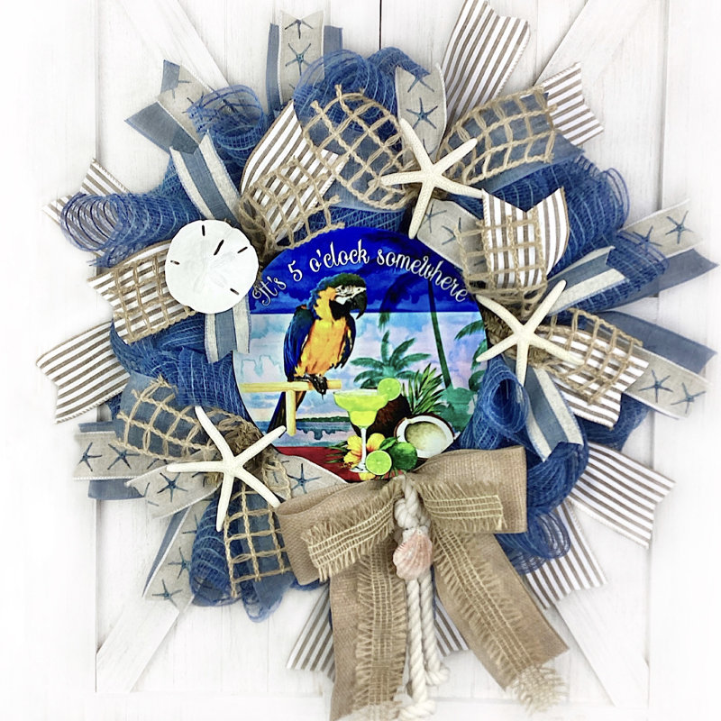 Handcrafted Burlap 18'' Wreath