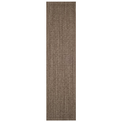 Tapis en sisal tissé jacquard Palm Beach