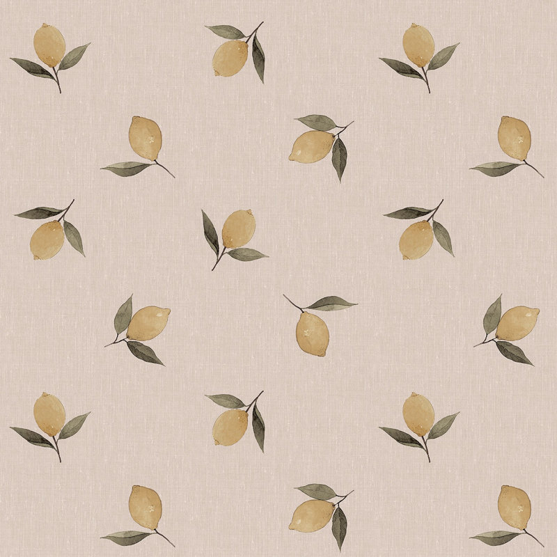  Lemons Greenhouse Wallpaper, Cream