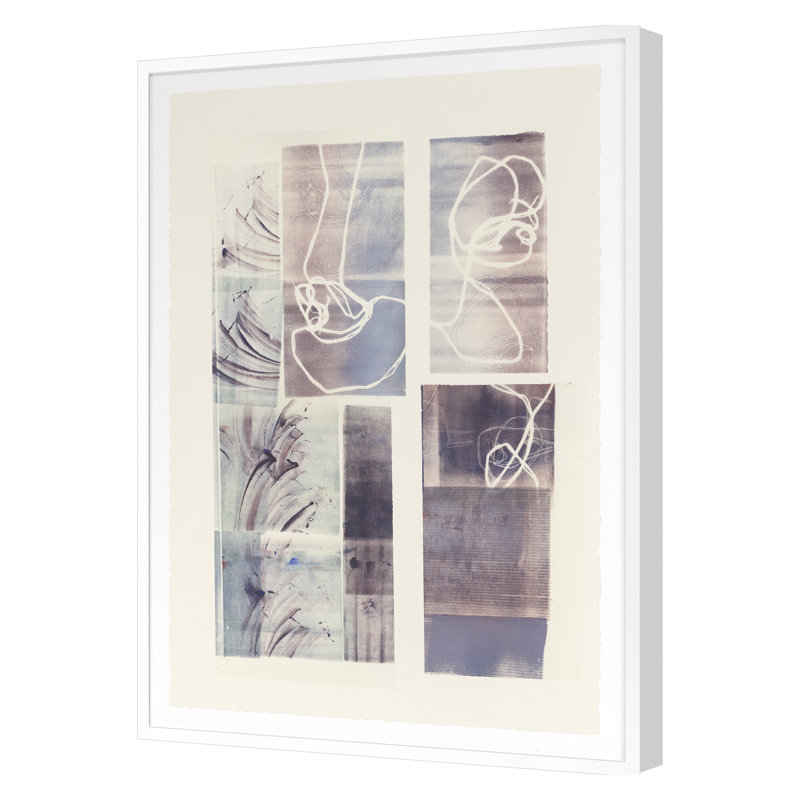 Configurations 7 Print by Paschke, Chris, White Single Picture Framed, 26'' H x 19'' W