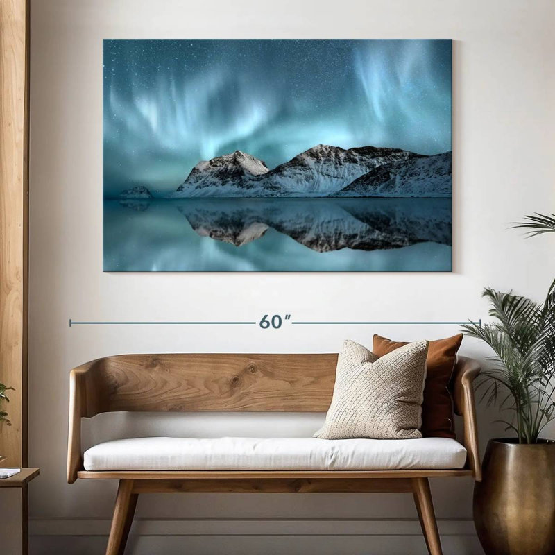 Alvord Nordland Northern Lights, H 34 po x l 51 po