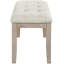 Banc rembourré en tissu beige Duckett-288840878-288840877
