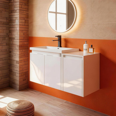Meuble-lavabo flottant cube 36 "(RTA)