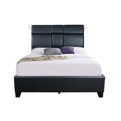 King Size Music Bed With Touch , Sound, Beverage Tray In Black, Fashionable, Trouble- Maintenance Solution Modern Black Lighting, Drink Tray, Easy Design