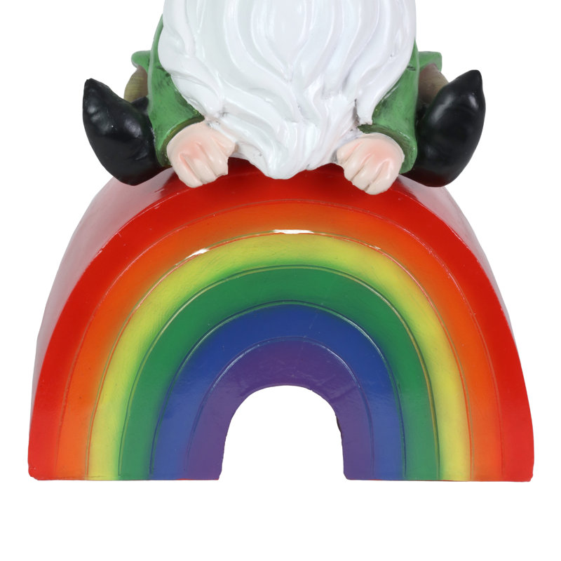 Colorful Resin Gnome with LED Rainbow and Timer