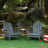 Outdoor Adirondack Chair, Foldable With Dual Cup Holder, Composite Material With Wood Texture-1712316111