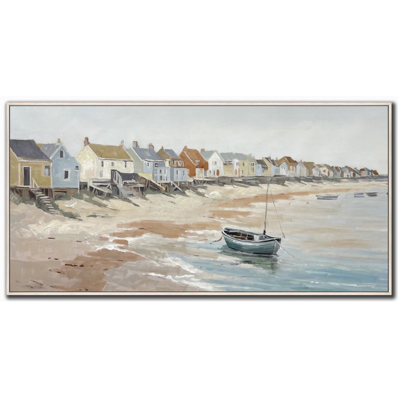Art mural sur toile Coastal Village