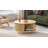 Mid Century Modern Round Coffee Table With Storage-1747410097