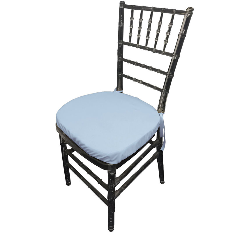 Outdoor 2'' Dining Chair Cushion Cover, Light Blue 