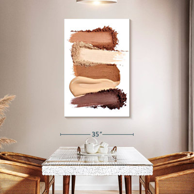 Crème et poudre de maquillage