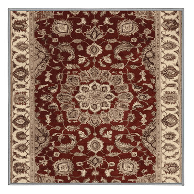Machine Washable Persian Gray Area Rug