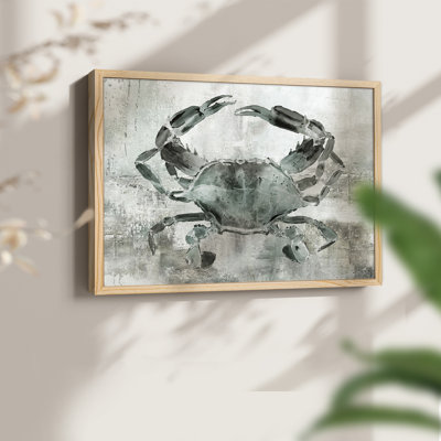 Neutral Crab II -Framed Print - Restickable