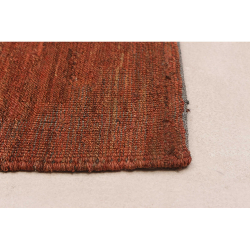 Natural Copper Tapestry Kilim 6'5" x 8'1"