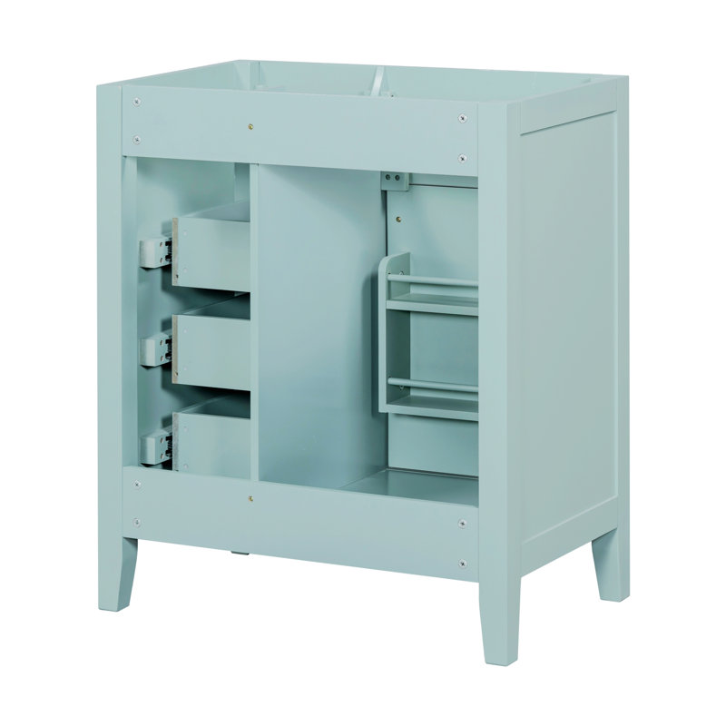 Base de meuble-lavabo 29,52 po Mayna seulement, Vert