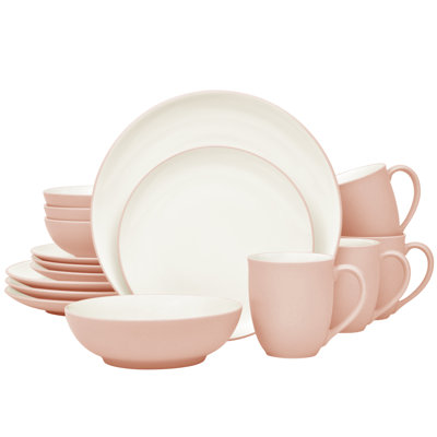 Colorwave Stoneware Dinnerware Set - Service for 4