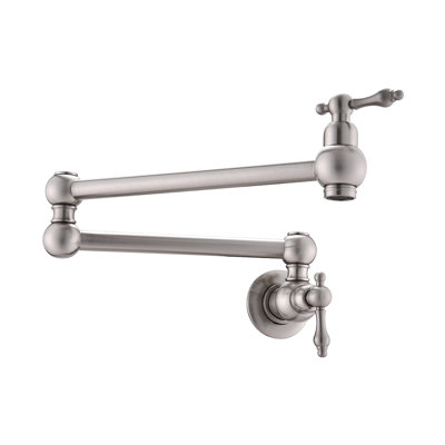 Wall Mount Folding Kitchen Pot Filler Faucet