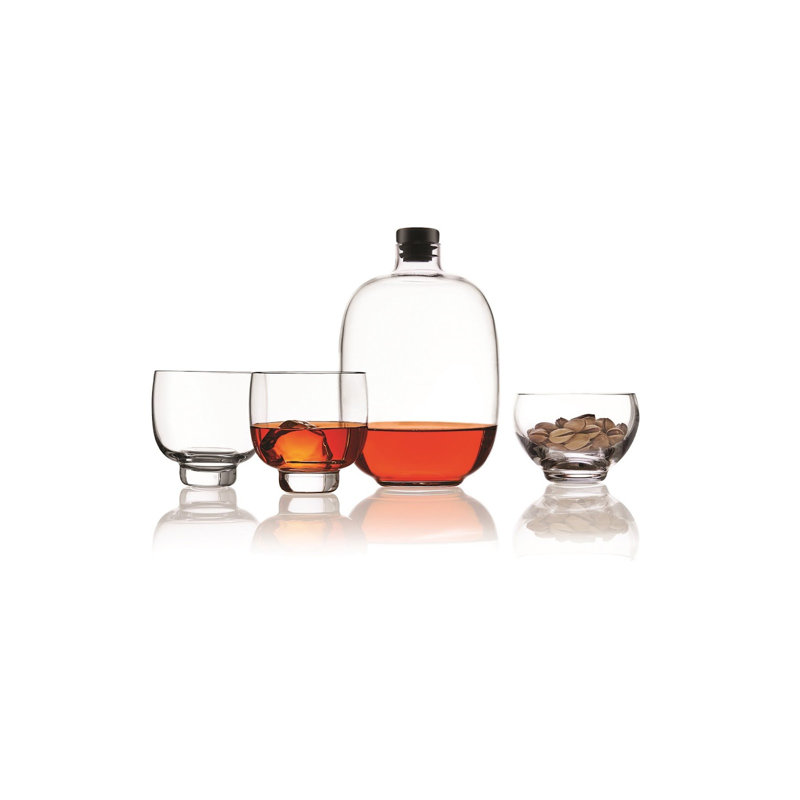 Malt 4 - Piece Whiskey Decanter Set
