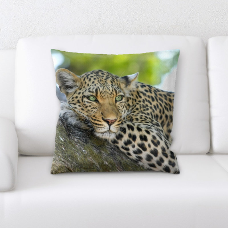 Housse et insert de coussin carré Leopard