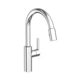 East Linear Pull Down Single Handle Kitchen Faucet