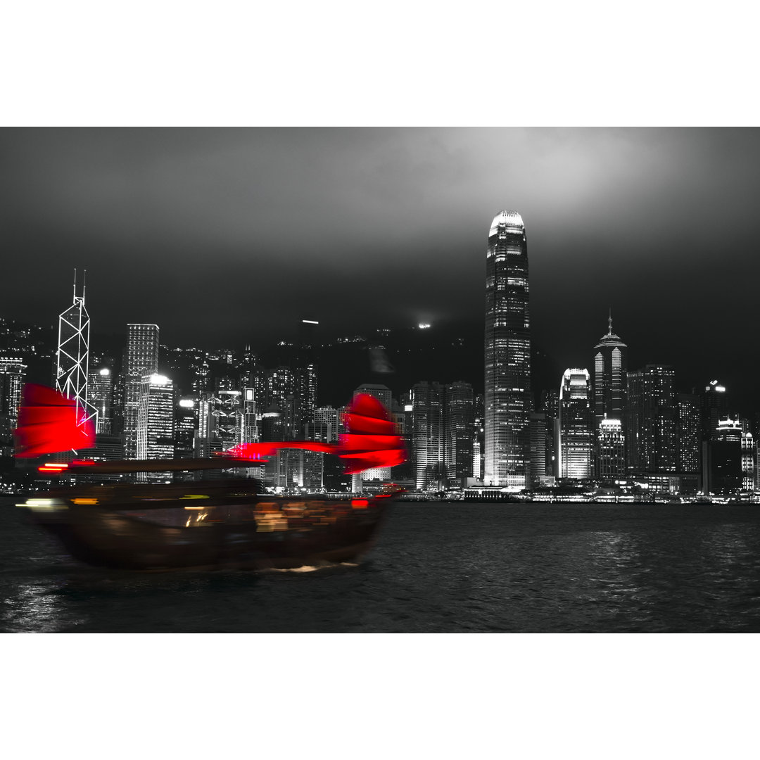 Manzelli Hong Kong Harbor - Wrapped Canvas Print