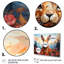 Rabbit Energetic Hopper Geometric I - Animals Wall Art Prints-457036988-457036989