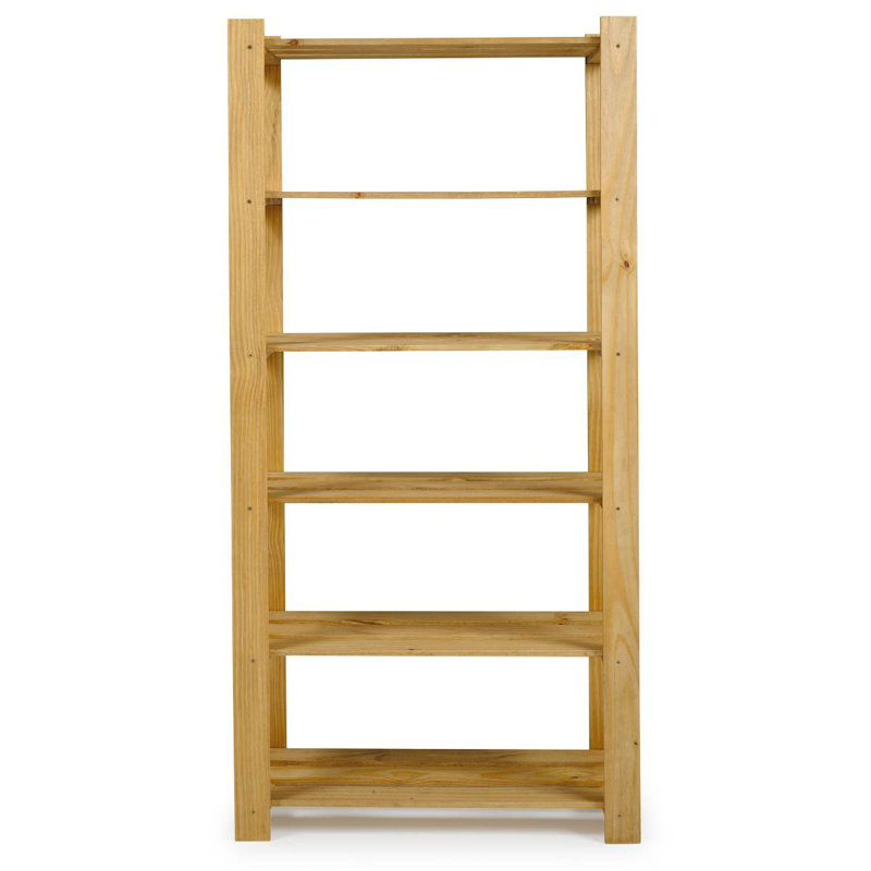 Utility 29.53'' W Solid Wood Shelving Unit, Brown