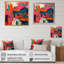 «Pink and Blue Fragments Of Reality» sur toile-755395524-755395527