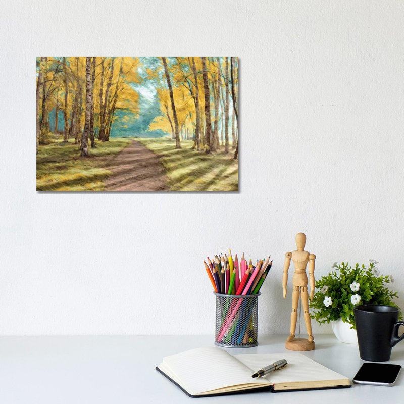 Pathfinder - Wrapped Canvas Painting, 20.32 cm H x 30.48 cm W