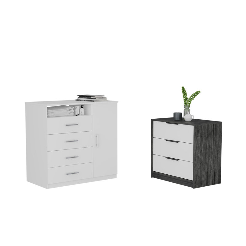 Ensemble de 2 commodes