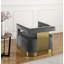 Fauteuil demi-tonneau en velours Jocoby-1170383045