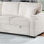 Ensemble de canapé convertible modulaire en velours côtelé réversible avec rangement pour canapé et canapé-lit 2 pièces