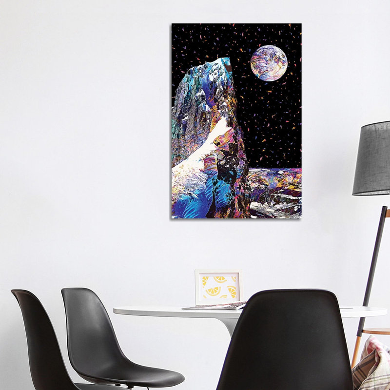 Full Moon X 1 Piece Wrapped Canvas Wall Art, 101.6 cm H x 66.04 cm W x 1.91 cm D