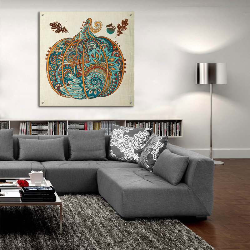 «Gourd 1» par Dean Russo, art mural en verre acrylique, 36 po x 36 po, H 36 po x l 36 po