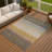Machine Washable Indoor/Outdoor Matteson ACN2314 Stripes Rug-2121277246