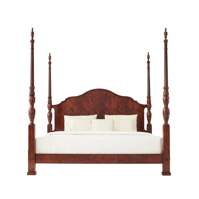 Theodore Alexander Solid Wood Four Poster Bed