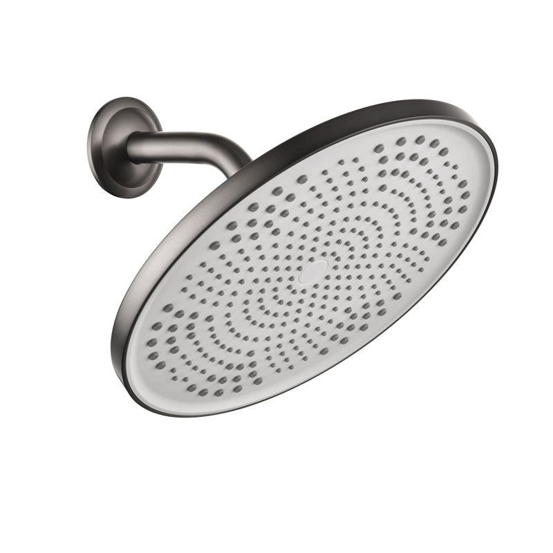 Rain Adjustable Shower Head 1.8 GPM GPM, Gun Gray