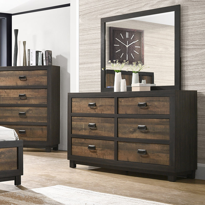 Jobe 61'' W 6 - Drawer Dresser