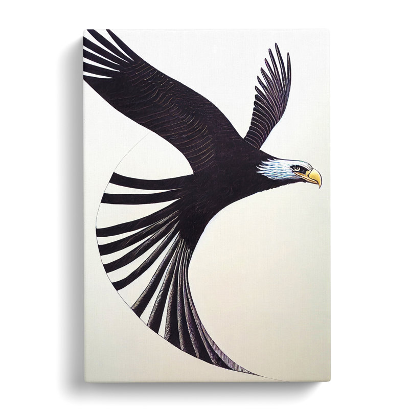 Ralston Flying Eagle - Print, Wrapped Canvas, No Matte, 50cm H x 35cm W x 3cm D