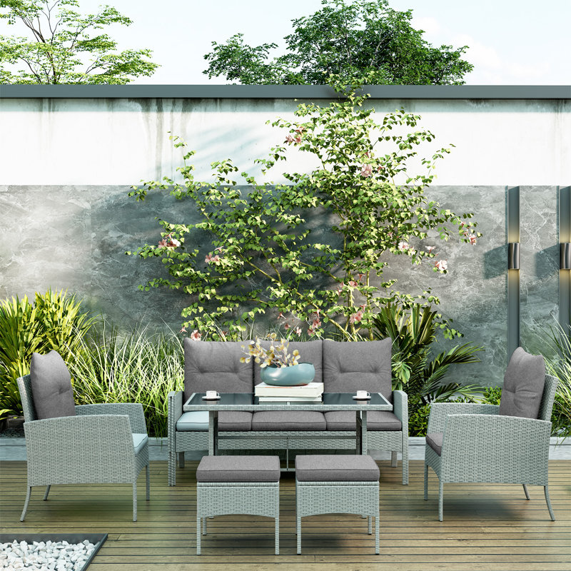 Rattan Sofa Set