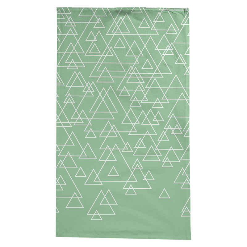 Avicia Scattered Triangle Tablecloth, Green