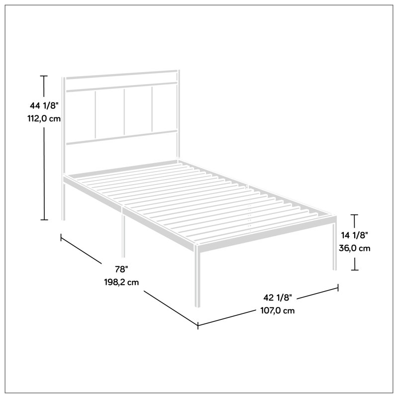 Lit pour chambre à coucher, Simple