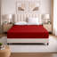 Super Luxury Microfiber 25 cm Plain Fitted Sheet -1109810162-1109810161