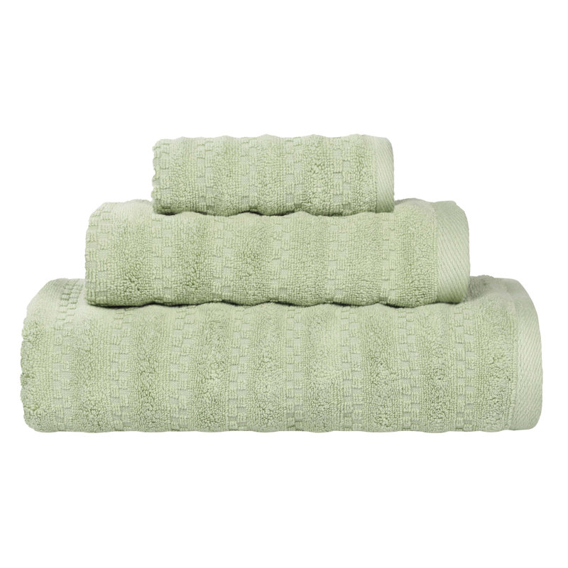 Ensemble de serviettes 3 pièces Zuma, Vert